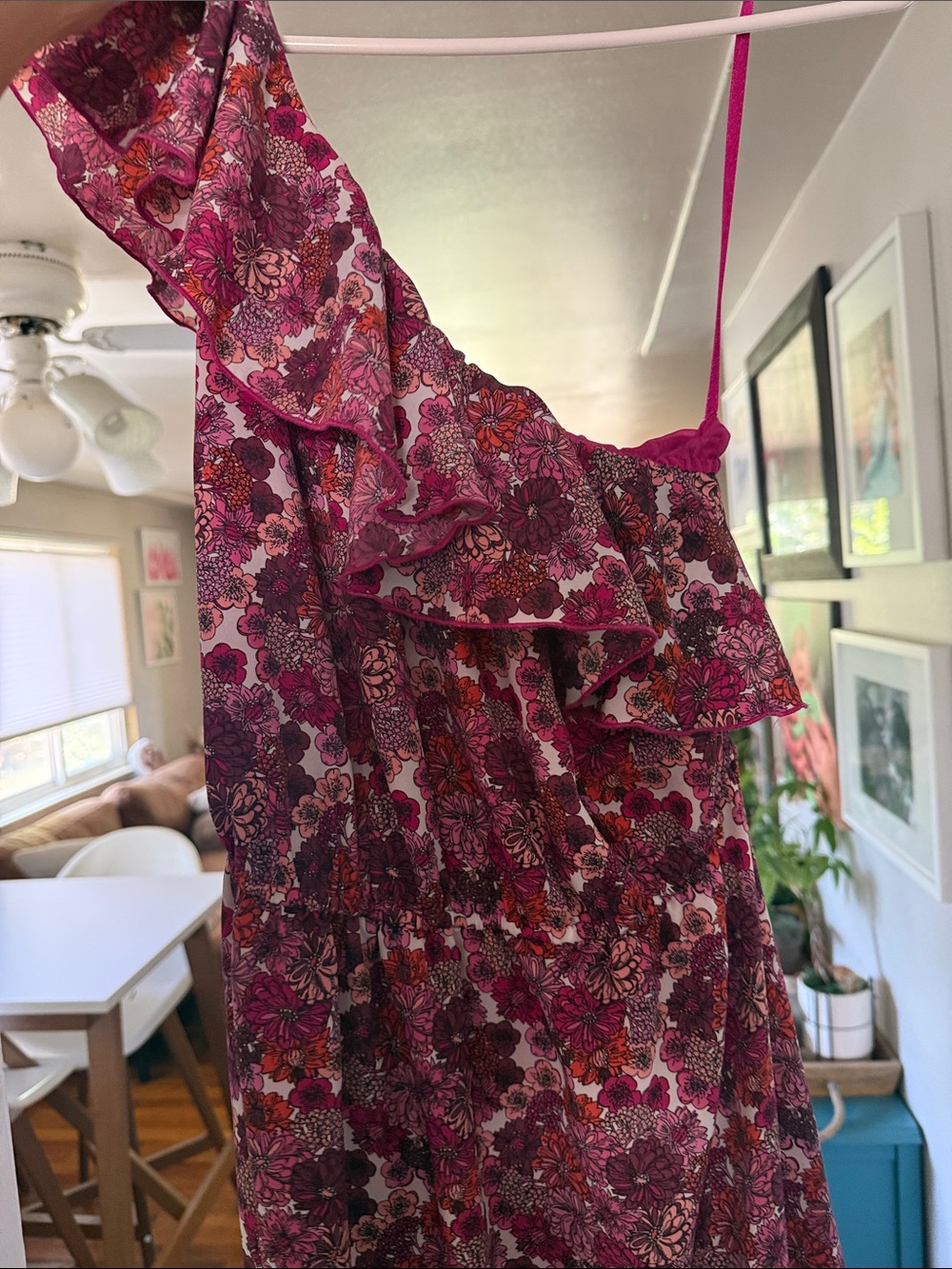 Liberty of London for Target Floral Dress in Fuchsia and Burgundy